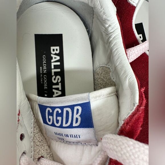 Golden Goose Red Ball Star Sneakers Size 12 - Picture 10 of 13
